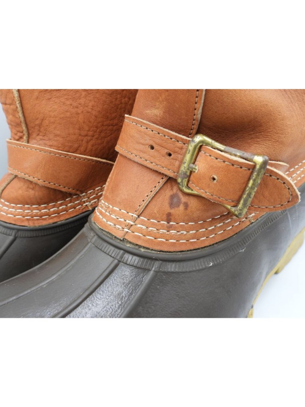 L.L. LL Bean Shearling Lined 7” Lounger Booties 290754 Boots 10 W Made in USA - Picture 2 of 11